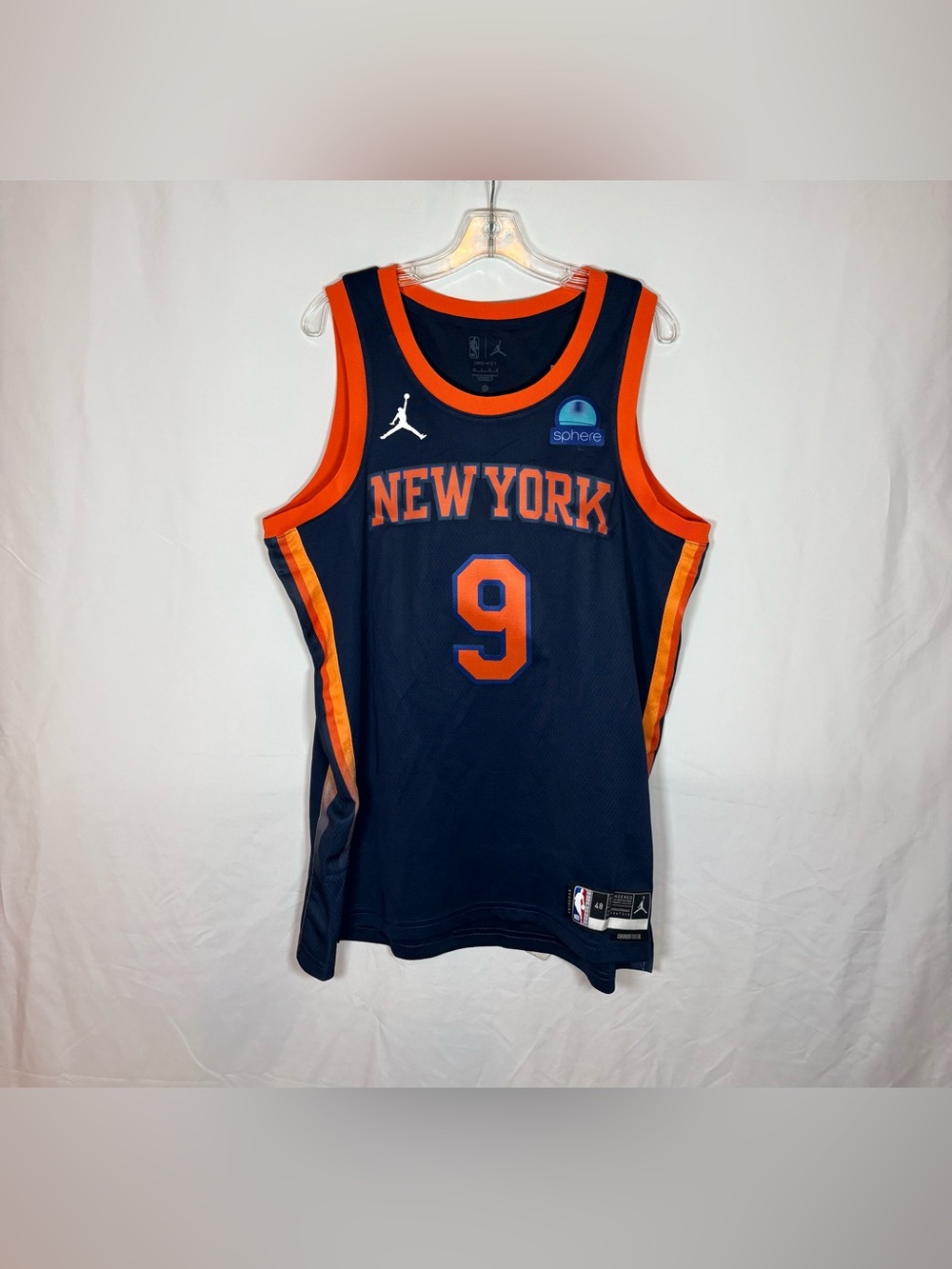 Nike New York Knicks #9 Barrett Swingman Statement Basketball Jersey 48 L Sphere